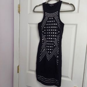 Express Racerback Stretchy Mini Party Dress